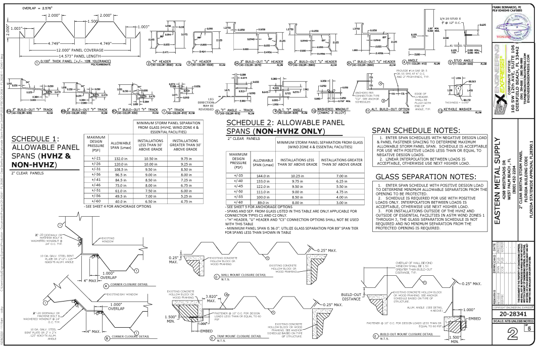 Clear Panel Drawings